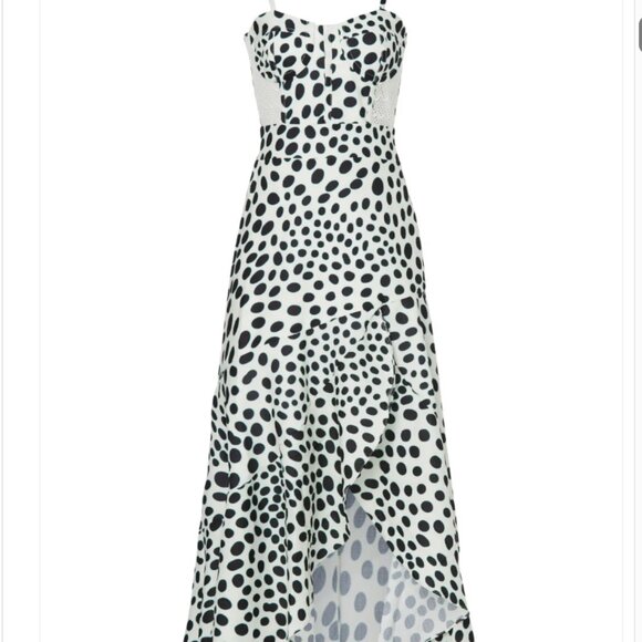 PatBO Bossa Lace Trim Maxi Dress Size 12 - Picture 5 of 5